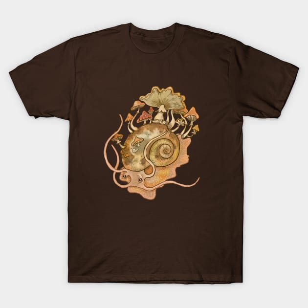 Shroom Snail T-Shirt by Shadowind